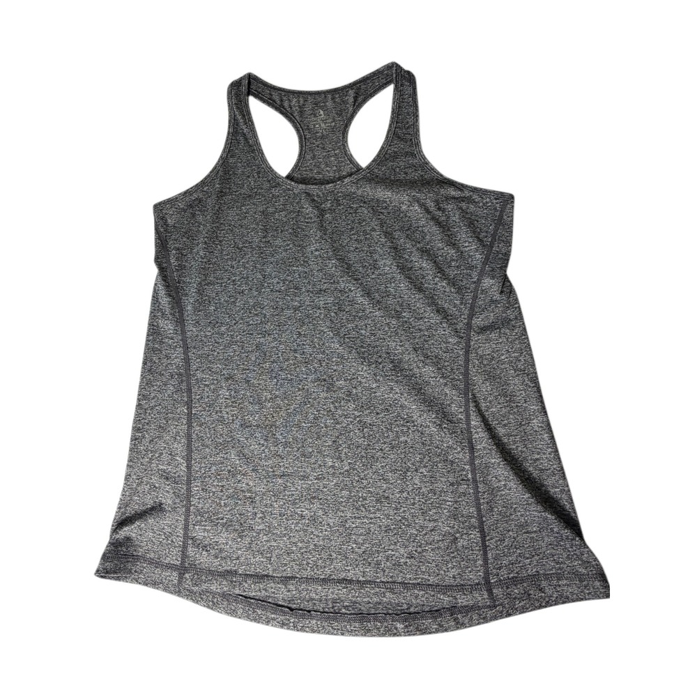 icyzone Heather Gray Racerback Workout Tank Top Size XL